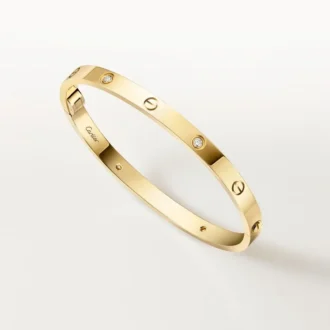 Náramek Love, střední model, 4 diamanty