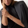 Náramek Love, klasický model, 4 diamanty