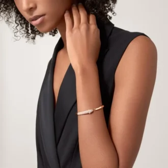 Náramek Panthere De Cartier, malý model, částečně osázený