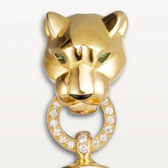 Náramek Panthere De Cartier, na řetízku, diamanty