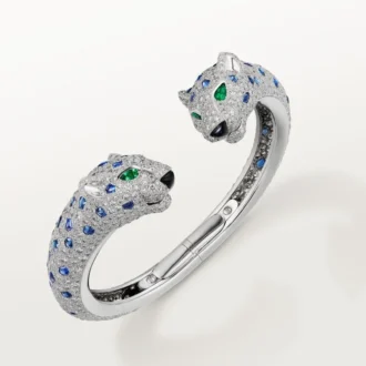 Náramek Panthere De Cartier, safír, pavé