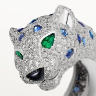 Náramek Panthere De Cartier, safír, pavé
