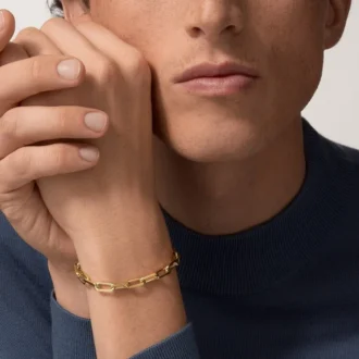 Náramek Santos De Cartier, řetízek, střední model