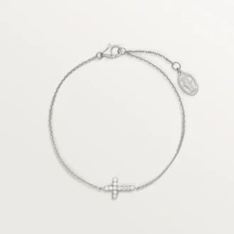Náramek se symboly – bílé zlato, diamanty – Cartier