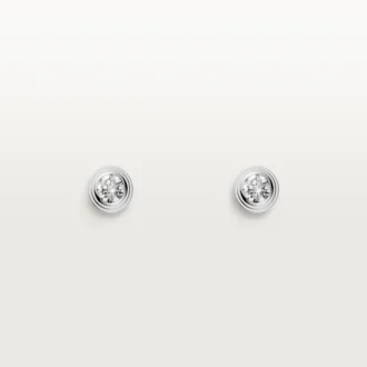 Náušnice Diamants Legers – bílé zlato, diamanty – Cartier
