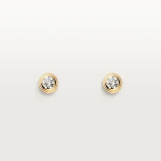 Náušnice Diamants Legers – žluté zlato, diamanty – Cartier