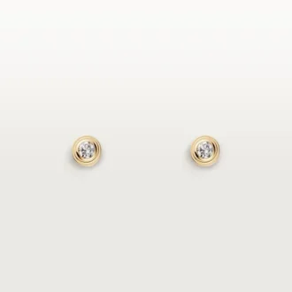 Náušnice Diamants Legers XS – žluté zlato, diamanty – Cartier