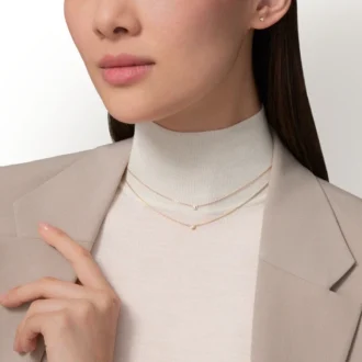 Náušnice Diamants Legers XS – žluté zlato, diamanty – Cartier