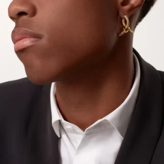 Náušnice Ecrou De Cartier – levá – žluté zlato – Cartier