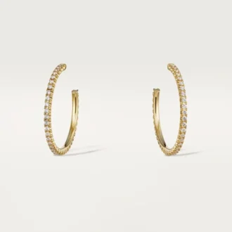 Náušnice Etincelle De Cartier – žluté zlato, diamanty – Cartier
