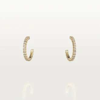 Náušnice Etincelle De Cartier – žluté zlato, diamanty – Cartier