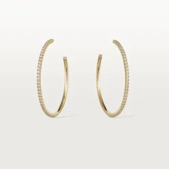 Náušnice Etincelle De Cartier – žluté zlato, diamanty – Cartier