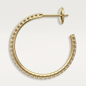 Náušnice Etincelle De Cartier – žluté zlato, diamanty – Cartier