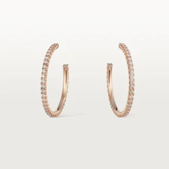 Náušnice Etincelle De Cartier – růžové zlato, diamanty – Cartier