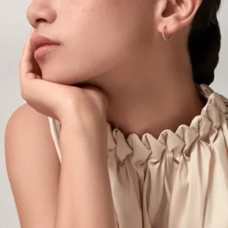 Náušnice Etincelle De Cartier – růžové zlato, diamanty – Cartier