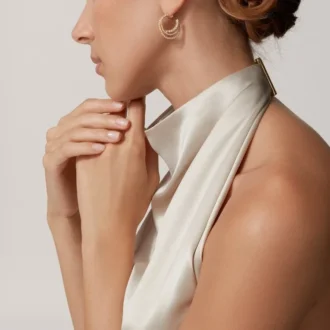 Náušnice Etincelle De Cartier – růžové zlato, diamanty – Cartier