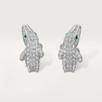 Náušnice Faune Et Flore De Cartier, s pavé