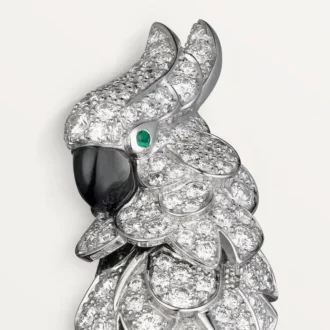 Náušnice Faune Et Flore De Cartier, s pavé
