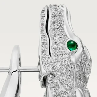 Náušnice Faune Et Flore De Cartier, s pavé