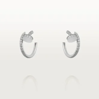 Náušnice Juste Un Clou – bílé zlato, diamanty – Cartier