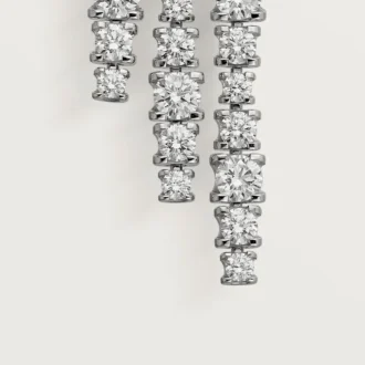 Náušnice Lignes Essentielles, diamanty v briliantovém brusu