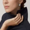 Náušnice Love, 2 diamanty – bílé zlato, diamanty – Cartier