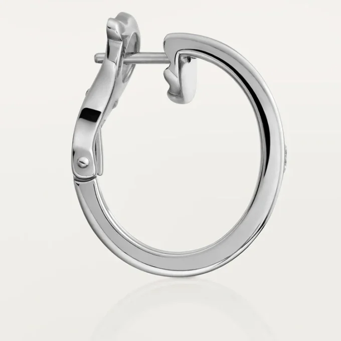Náušnice Love, 2 diamanty – bílé zlato, diamanty – Cartier