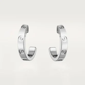 Náušnice Love – bílé zlato – Cartier