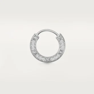 Náušnice Love – bílé zlato, diamant – Cartier