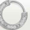 Náušnice Love – bílé zlato, diamant – Cartier