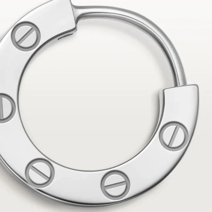 Náušnice Love – bílé zlato, diamant – Cartier