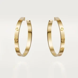 Náušnice Love – žluté zlato – Cartier