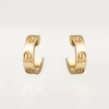 Náušnice Love – žluté zlato – Cartier