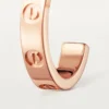 Náušnice Love – růžové zlato – Cartier