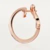 Náušnice Love – růžové zlato, diamanty – Cartier