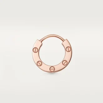 Náušnice Love Single – růžové zlato – Cartier