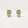 Náušnice Panthere De Cartier – žluté zlato, lak, diamanty, tsavoritové granáty, onyx – Cartier