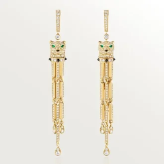 Náušnice Panthere De Cartier, s pavé