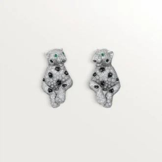 Náušnice Panthere De Cartier, s pavé