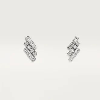 Náušnice Reflection De Cartier – bílé zlato, diamanty – Cartier