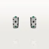 Náušnice [Sur]Naturel – bílé zlato, smaragdy, onyx, diamanty – Cartier