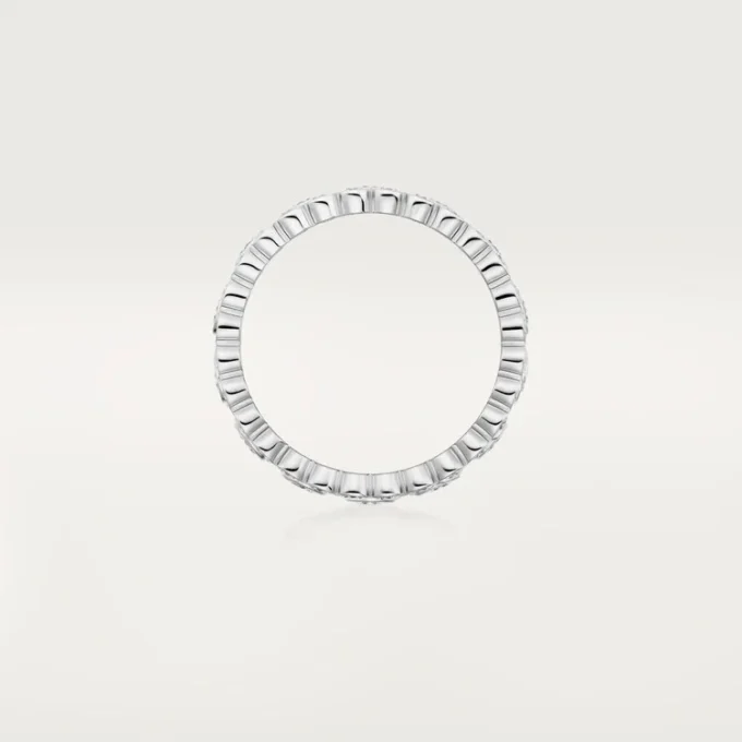 Prsten Broderie De Cartier, třířadý, diamanty