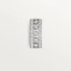 Prsten Broderie De Cartier, třířadý, diamanty
