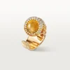 Prsten Cartier Libre Polymorph, chalcedon, diamanty