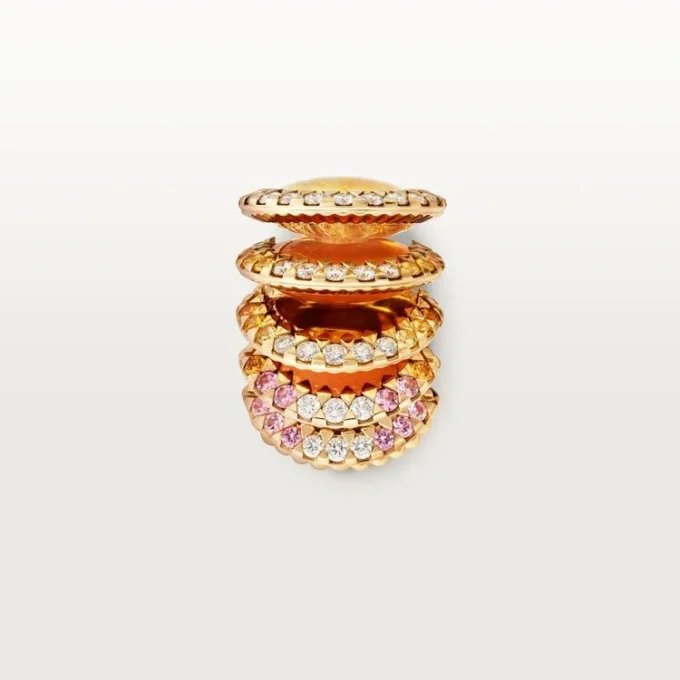 Prsten Cartier Libre Polymorph, chalcedon, diamanty