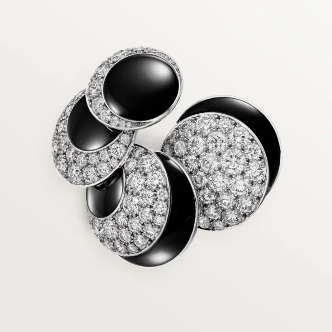 Prsten Cartier Libre Polymorph, onyx, transformovatelný