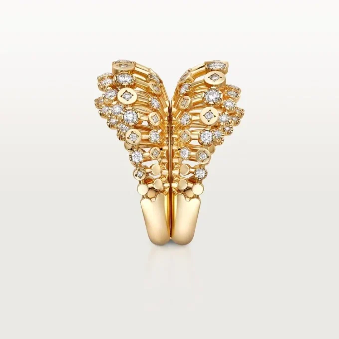 Prsten Cartier Libre Polymorph, transformovatelný, diamanty
