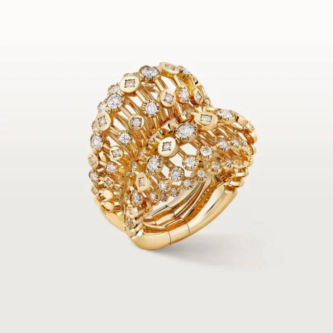 Prsten Cartier Libre Polymorph, transformovatelný, diamanty