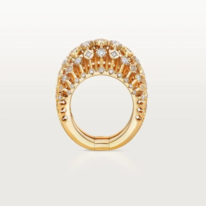 Prsten Cartier Libre Polymorph, transformovatelný, diamanty