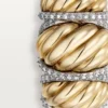 Prsten Cartier Libre Tressage, diamanty